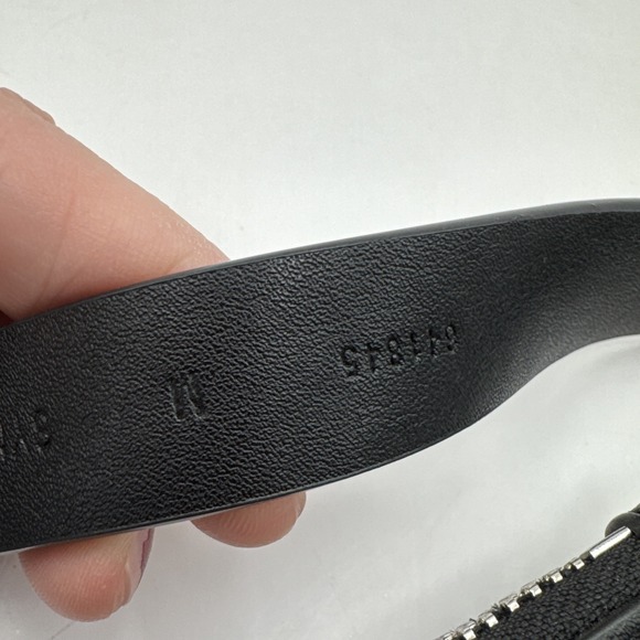 Calvin Klein Unisex Black Synthetic Leather Belt Bag Fanny Pack Hip Adjustable M - Picture 3 of 10